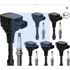 Ignition Coil & Spark Plug Set for 2007–2020 Nissan & Infiniti V6 3.5L